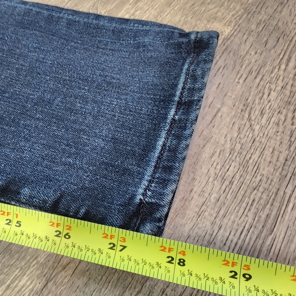 AG Adriano Goldschmied Prima Ankle Dark Wash Denim Cigarette Ankle Jean 27 R - Picture 10 of 12